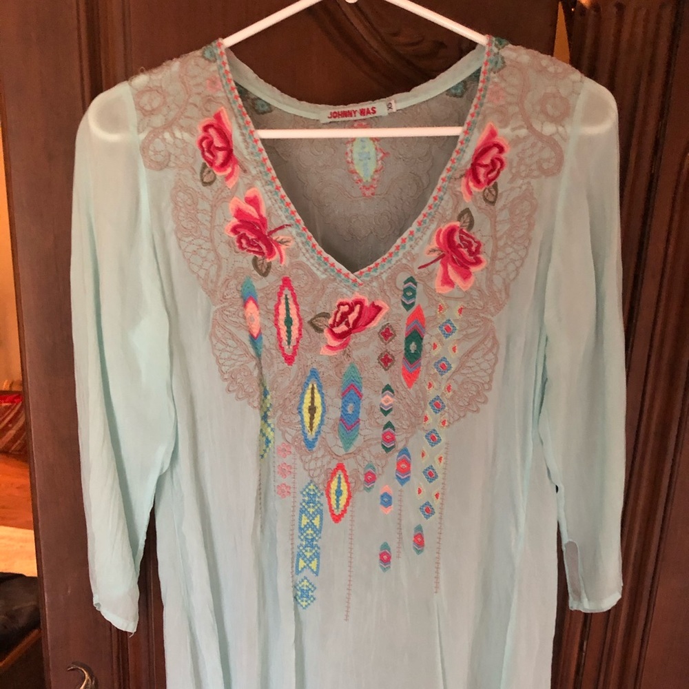 Gorgeous XS Johnny Was tunic